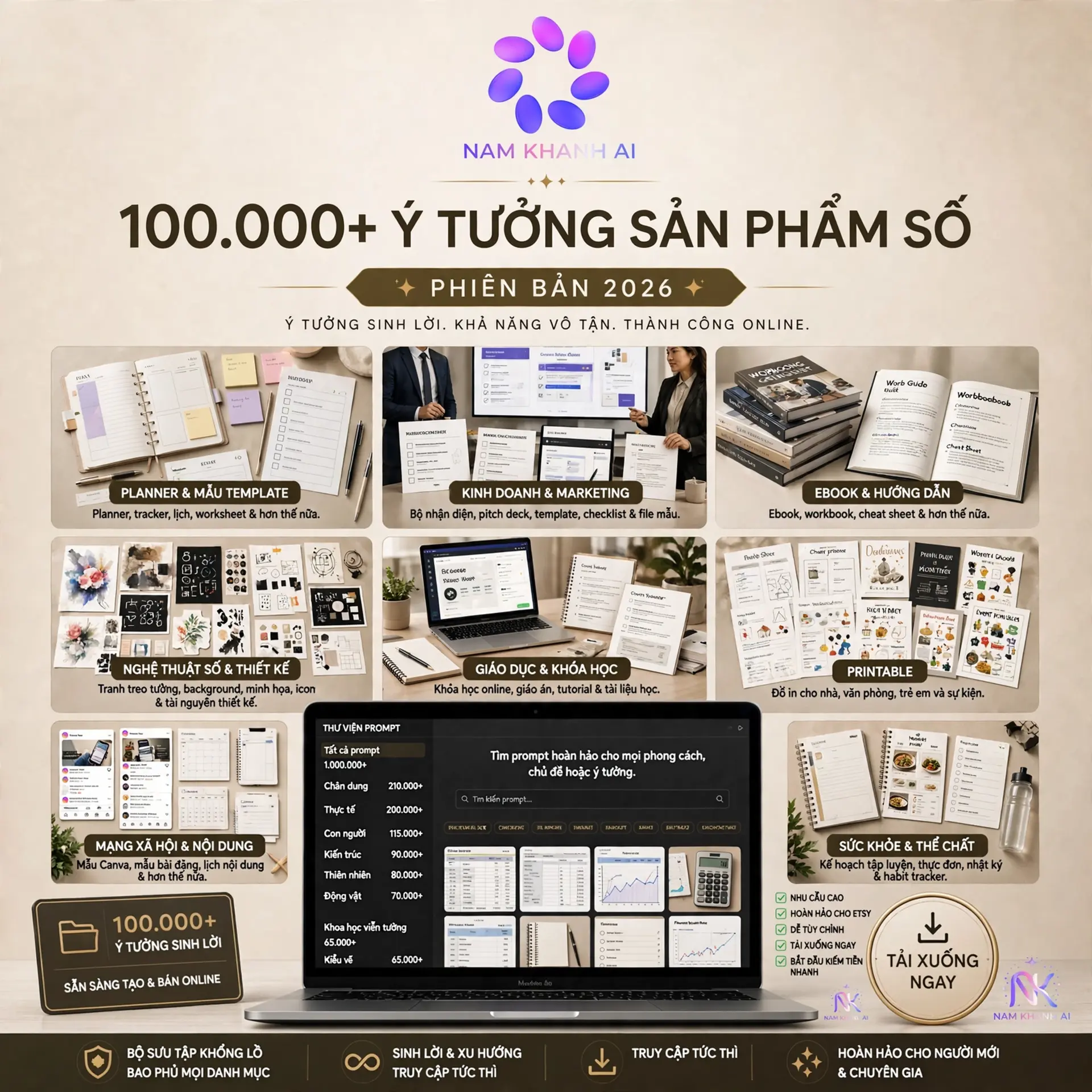 100.000+ Ý Tưởng Sản Phẩm Số